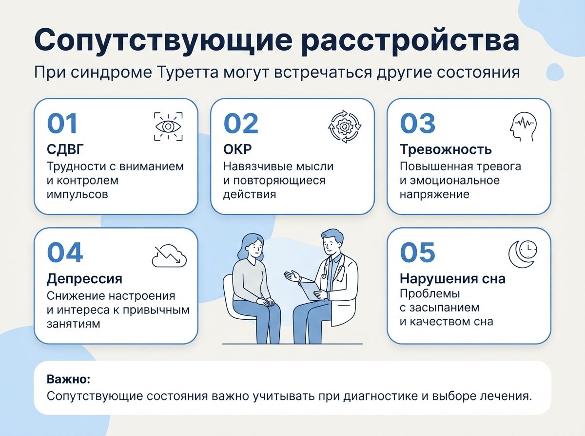 Лечение синдрома Туретта в Гусеве инфографика